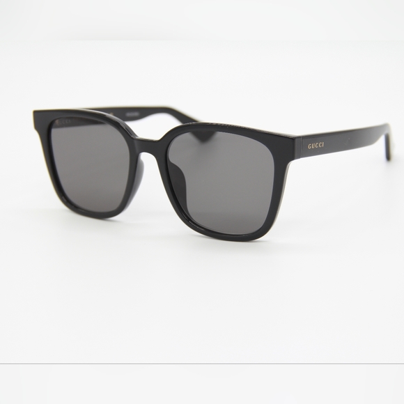 NEW GUCCI SUNGLASSES GG1346SK 001 UNISEX EYEWEAR BLACK - Picture 3 of 11